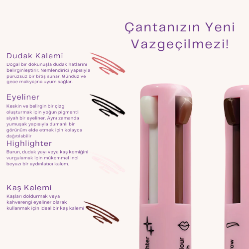 Aurami™4'ü 1 Arada Makyaj Kalemi